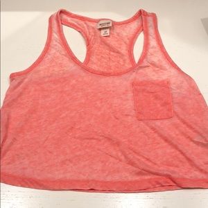 Barely worn pink crop top